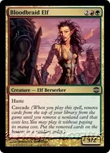 MTG - BLOODBRAID ELF - Alara Reborn(U) - Picture 1 of 1