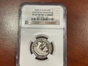 2009 S Clad Quarter Northern Marianas - NGC PF 69 Ultra Cameo - Picture 1 of 2