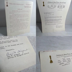 1970 THE STORY OF OSCAR: Academy of Motion Pictures w/Signed Letter - VERY RARE! - Picture 1 of 20