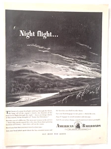 1943 Print Ad American Railroads United For Victory Buy More War Bonds-6.24 - Picture 1 of 1