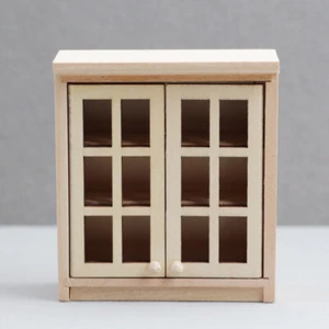 1:12 Scale Dollhouse Miniatures Mini Furniture Wall Cabinet Storage Box Decor - Picture 1 of 7