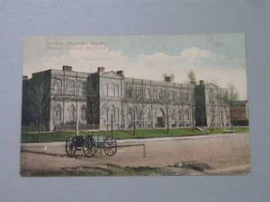 China Tientsin German Barracks Color Postcard Early 1900s Unposted Card - Picture 1 of 3