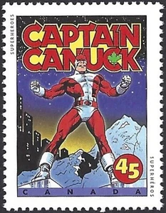 🍁Canada   #1582   "COMIC BOOK SUPERHEROES"   Brand New  1995  Nice Original Gum - Picture 1 of 2