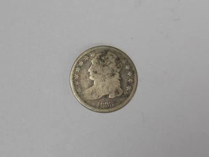 1833 Capped Bust Silver Dime About Good 10725 - Picture 1 of 2