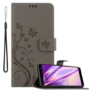 Hülle für Samsung Galaxy J6 2018 Schutzhülle Blumen Handy Cover Case Tasche Etui - Bild 1 von 32