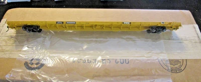 HO Scale: JTTX ACF 89' Flat Car #600966 by BMLA - Image 1 of 2