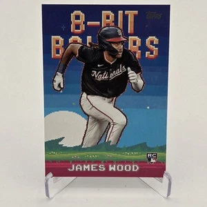 2025 Topps James Wood 8-Bit Ballers #8B-16 Rookie Card Washington Nationals - Picture 1 of 2