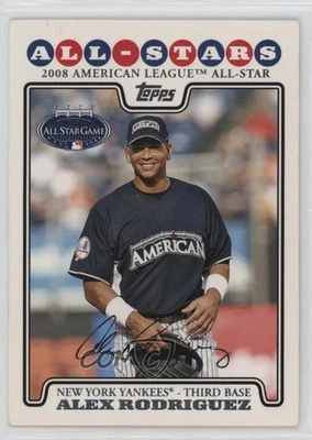 2008 Topps Update All-Stars Gold Foil Alex Rodriguez #UH65 - Image 1 of 2