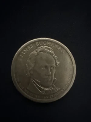 PRESIDENTIAL DOLLAR James Buchanan $1 Dollar Coin 1857-1861 - 2010 D - Ungraded - Image 1 of 2