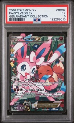 2016 Pokemon XY Generations Radiant Collection #RC32 Sylveon PSA 5 - Image 1 of 2
