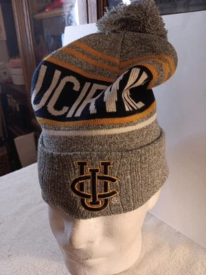 NWT UC Irvine Ski Hat W/Pom, Captivating Headgear. - Image 1 of 4
