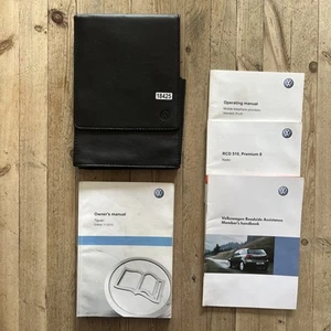 07-11 VW TIGUAN OWNERS HANDBOOK MANUAL PACK & WALLET 2010 Ref18425 - Picture 1 of 22