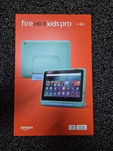 Amazon Fire HD 8 Kids Pro Tablet 12th Gen, 8" HD display, 32 GB - Teal Colour - Picture 1 of 8