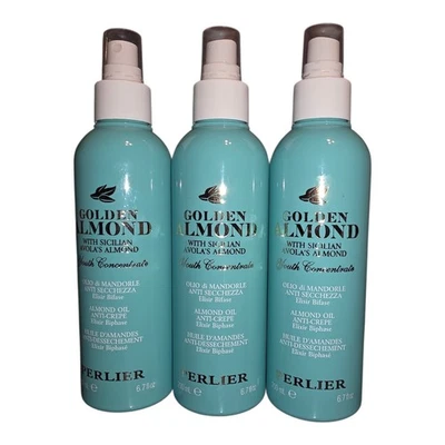 3 Perlier Golden Almond Youth Concentrate 6.7oz Aceite de Almendra Spray Nuevo Foto 1 de 2