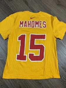 Patrick Mahomes Kansas City Chiefs Yellow Nike NFL Football Jersey Shirt Small - Picture 1 of 6