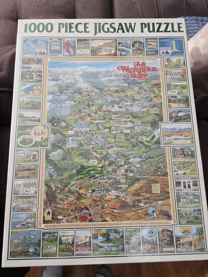 Mt Washington Valley New Hampshire NH White Mountain Puzzle 1000 Pcs 24x30 NEW - Image 1 of 1