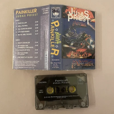 Judas Priest - Painkiller (Cassette, Made in INDIA, Clamshell Case) - Image 1 of 3