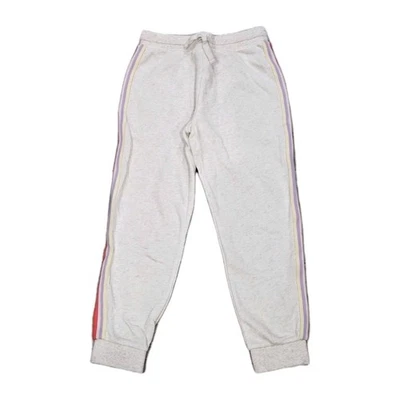 Nuevos Pantalones deportivos Gymboree para niñas Acogedores de lana a rayas laterales de avena M 7 8 Foto 1 de 4