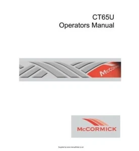 McCormick CT65U Operators Manual - Picture 1 of 4
