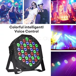 2Pack 36 LED RGB Stage Lighting PAR Light DMX Beam Party DJ Disco Lights - Picture 1 of 16