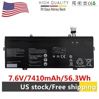 Bateria HB4593R1ECW para HUAWEI MateBook X PRO MACH-W19B MACH-W29C 2019 VLT-W50 - Imagem 1 de 3