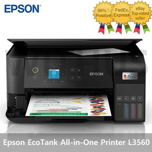 EPSON EcoTank L3560 Wi-Fi All-in-One Ink Tank Printer Print Scan Copy - Tracking - Picture 1 of 9