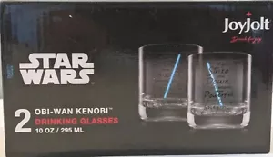Disney Star Wars Obi Wan Kenobi Trinkgläser 10oz/295ml Menge 2 Set * Neu im Karton!* - Bild 1 von 6
