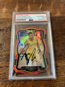 Larry Nance Jr Signed Panini Select Card Psa Dna Coa Slab Autographed Lakers - Picture 1 of 2