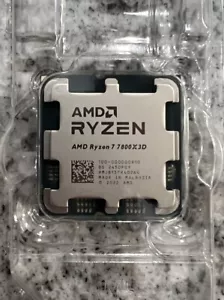 AMD Ryzen 7 7800X3D 8-Core 16 Threads 4,2 GHz (5,0 GHz Max Boost) Sockel AM5 - Bild 1 von 2