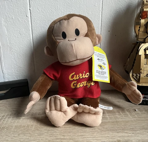 Curious George Monkey Cute Fun Plush Universal Toy Factory Cover