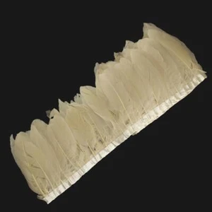 2M Goose Feathers Trim Wedding Party Decoration 15-20cm Fringes for diy Clothes - Picture 1 of 40