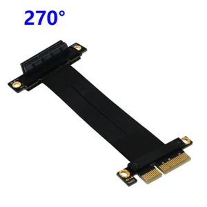 High Quality PCI-e PCI Express 4X Extension cable (270° Reverse PCI-E Slot) - Bild 1 von 6