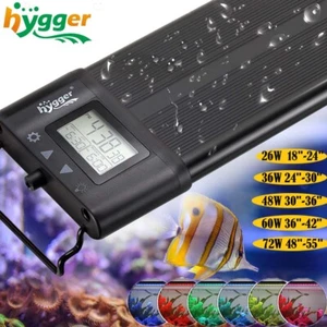 hygger 24/7 Mode Aquarium LED Light MultiColor Full Spectrum 18 24 30 36 48 Inch - Picture 1 of 11