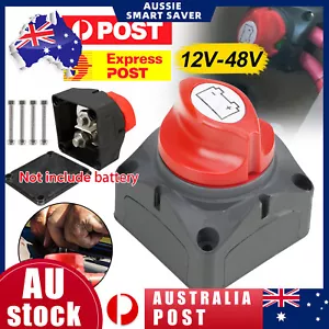Battery Master Disconnect 12V 24V 48V Switch Boat Marine Caravan Isolator On Off - Picture 1 of 10