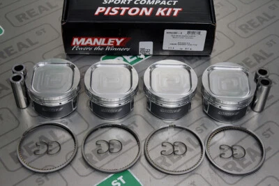 Manley Pistons Fits Subaru Impreza Wrx EJ205 for 79mm Stroker 93mm 8.5:1 - Image 1 of 4