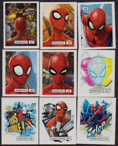 13 cartes européennes différentes SPIDER-MAN super-héros Marvel