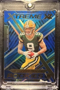 2022 Panini XR Xtreme Novatos Azul Christian Watson SP/99 #XTR-18 - Empaquetadores - Imagen 1 de 2