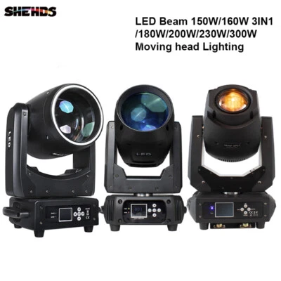 LED Beam 150W/160W 3IN1/180W/200W/230W/300W Moving head Stage Lighting - Image 1 of 4
