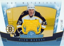 06-07 Hot Prospects RED HOT MATERIALS xx/100 Made! Glen MURRAY - Bruins