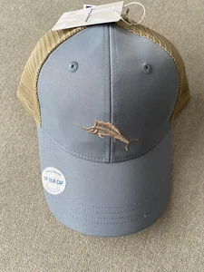 NUEVO CON ETIQUETAS Para hombres Tommy Bahama Tip Your Gorra Sombrero Ajustable Talla Gris/Beige - Imagen 1 de 5