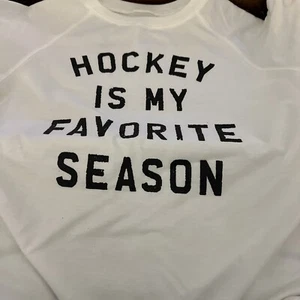Felpa donna Hockey Is My Favorite Season taglia media nuova senza etichette - Foto 1 di 7