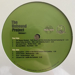 THE UNBOUND PROJECT (VINYL LP) 2000!!! RARE!!! ACEYALONE + BLACKALICIOUS!!! - Imagen 1 de 2