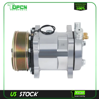 Compresor de aire acondicionado con embrague para Jeep Cherokee 1985 1986 1987 2,1 L Foto 1 de 4