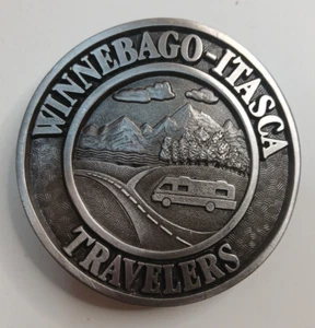 Vintage 1987 Winnebago-Itasca Travelers Belt Buckle #589 of 1000 - Picture 1 of 8