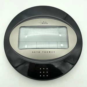 Seth Thomas Radio-Controlled Challenger LCD Atomic Wall Clock w/Temp & Day/Date - Picture 1 of 5