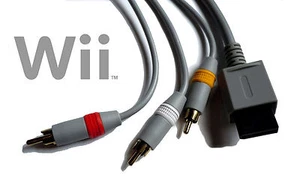 Wii STANDARD AV Cable - Composite Gold Plated RCA Cord Nintendo Wii-U US Seller! - Picture 1 of 1