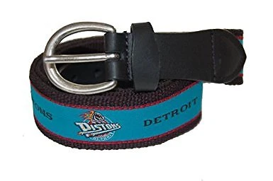 The Mark Adult Canvas Material NBA Detroit Pistons Belt w/Buckle Closure, 38 Cover