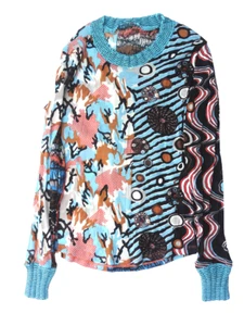 Damen Shirt Oberteil Gr. M von Custo Barcelona Netz und Strick - Bild 1 von 1