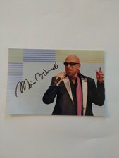 MARIO BIONDI: AUTOGRAFO su Foto a Colori 15x10