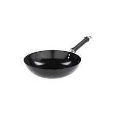 Wok Con Manico In Bakelite 28 Cm Nero